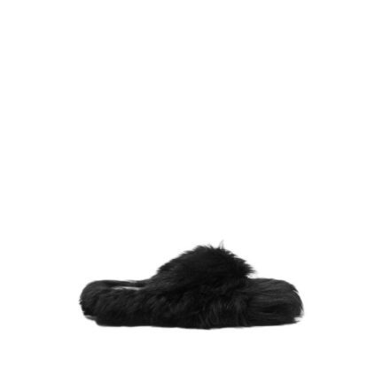 Shearling sandals