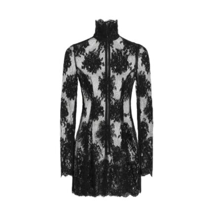 One-piece cordonetto lace dress