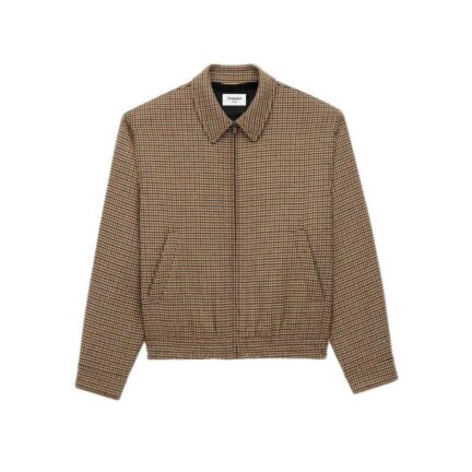 jacket in puppytooth