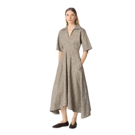 Fleck Viscose Dress