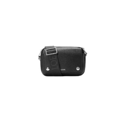 Small Pebble messenger bag in supple grained calfskin
