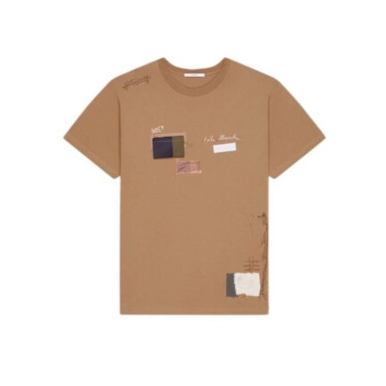T-shirt in cotton with Trompe l'Œil pattern