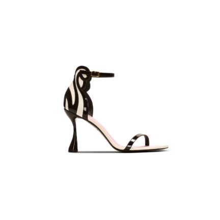 Eden sandals in two-tone leather