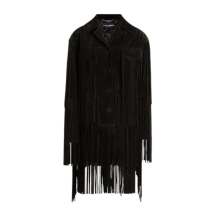 Split leather jacket