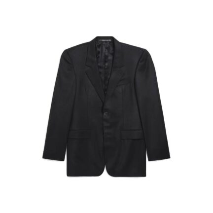 Men's Standard Tailored Jacket in New Black