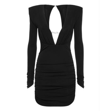 Long-Sleeved Mini Dress