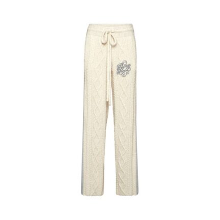 Knit Straight Joggers Signature
