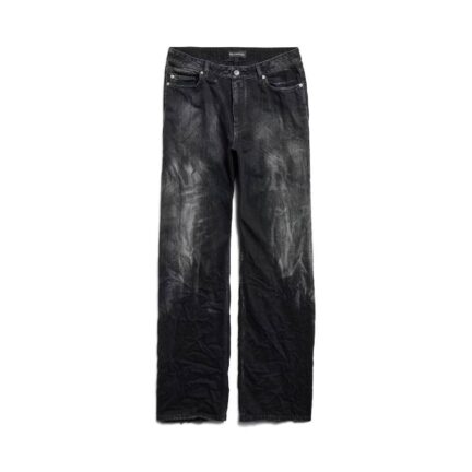 Men's Relaxed Fit Pants in Black