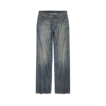 Men's Relaxed Fit Pants in Blue