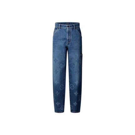 Monogram Denim Workwear Pants
