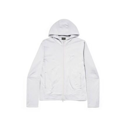 Balenciaga I Puma Hooded Fitted Tracksuit Jacket in White
