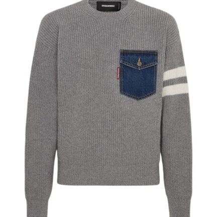 Denim Mix Pullover