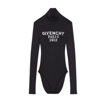 Body in fine rib with GIVENCHY signature