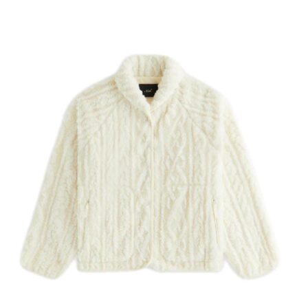 Kith Women Grayson Cable Sherpa Jacket