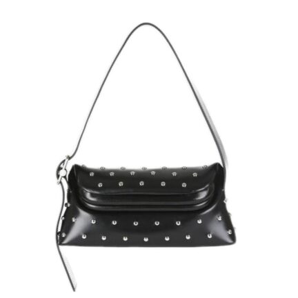Folder Brot Stud-Embellished Shoulder Bag
