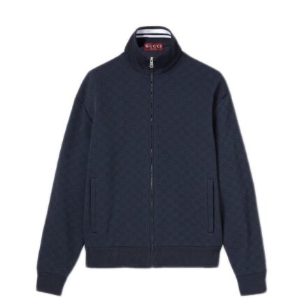 GG technical jersey zip jacket