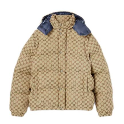 GG canvas down jacket
