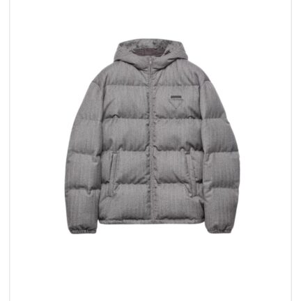 Medium-weight wool down jacket