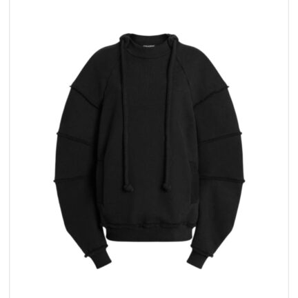 Cotton crew neck sweatshirt