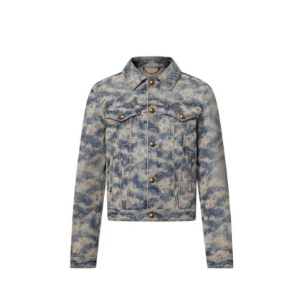 Monogram Denim Trucker Jacket