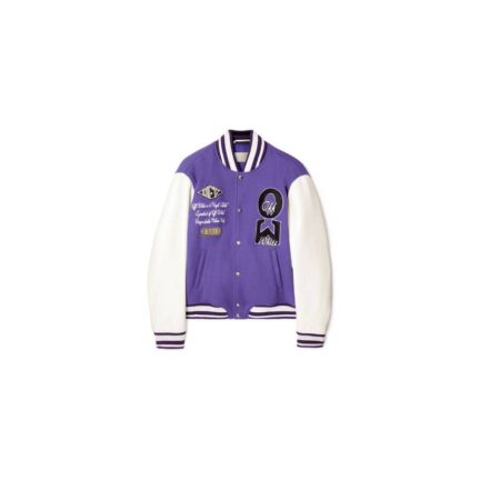 TIME LEA WOOL VARSITY JKT