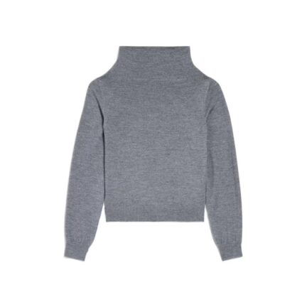 Women's Drappy Sweater in Heather Grey