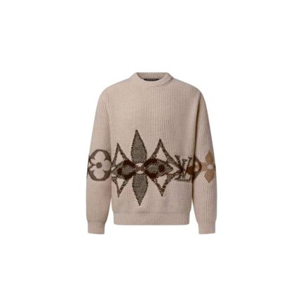 Graphic Knitted Crewneck