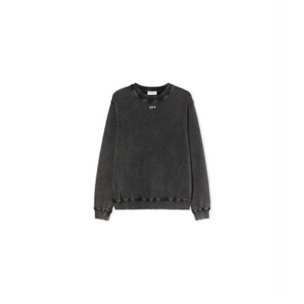 Check Flan Arrow Crew Logo Sweatshirt