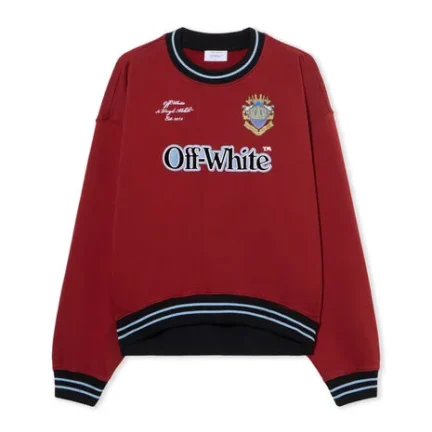 Sporty Over Crew Logo Sweatshirt