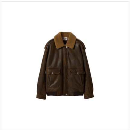 Shearling blouson jacket