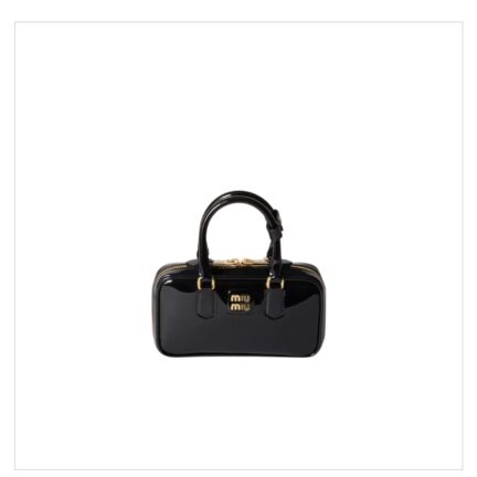 Arcadie patent leather mini-bag