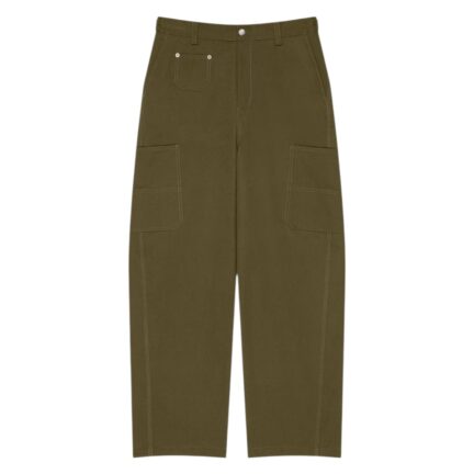 Couture Seam trousers in cotton embroidered GIVENCHY Paris