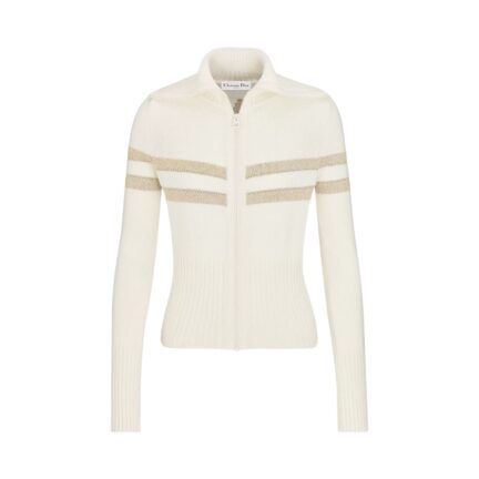 DiorAlps Mock Neck Cardigan