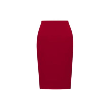 pencil skirt in satin