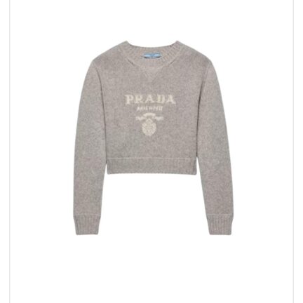 Wool and cashmere crew-neck sweater