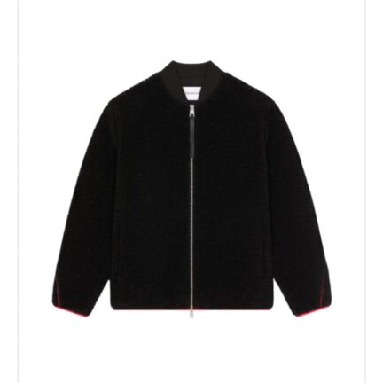 Couture Seam fleece jacket embroidered GIVENCHY Paris