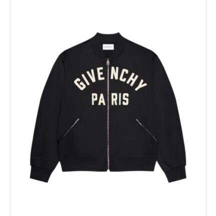 Couture Seam bomber in satin embroidered GIVENCHY Paris