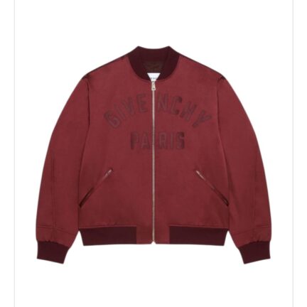 Couture Seam bomber in satin embroidered GIVENCHY Paris