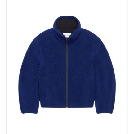 Bomber in wool fleece with GIVENCHY Paris embroidery