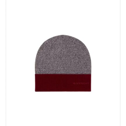 GIVENCHY color block beanie in cashmere