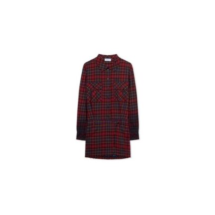 Check Flannel Arrow Dress