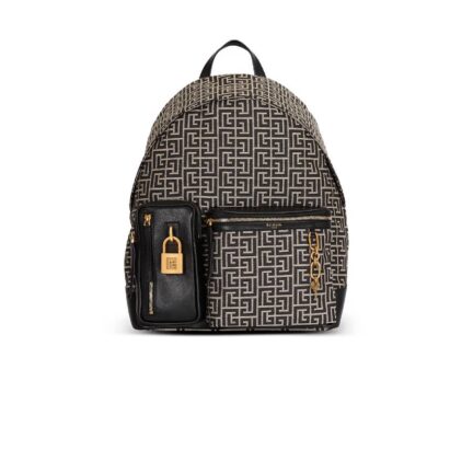 Pulse monogram jacquard backpack