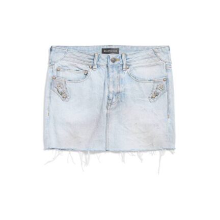 Women's City Mini Skirt in Light Blue