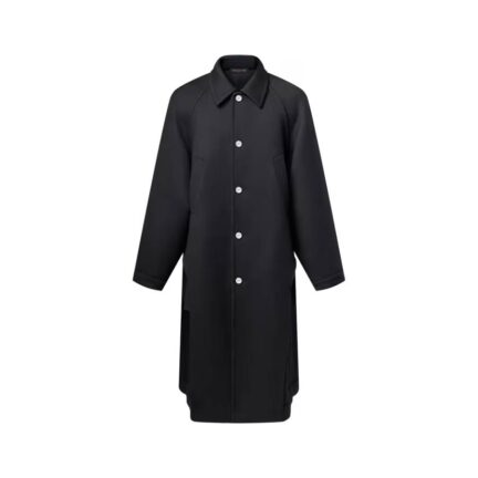 Oversized Single-Breasted Coat