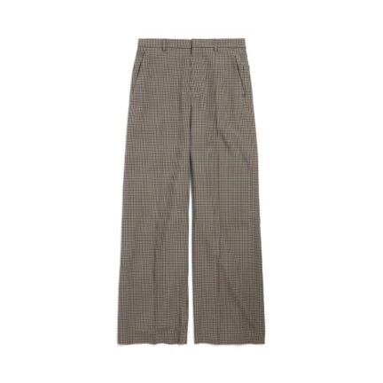 Women's Large Tailored Pants in Khaki/brown
