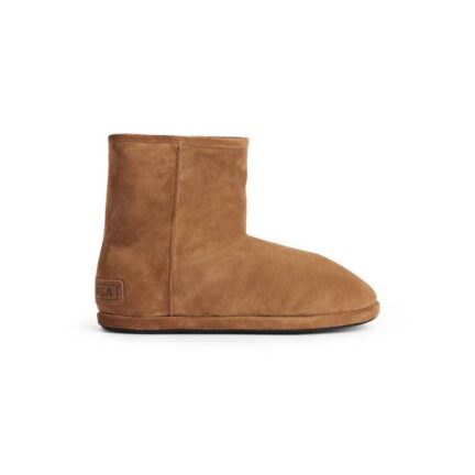 Men's Alaska Soft Bootie in Brown/white