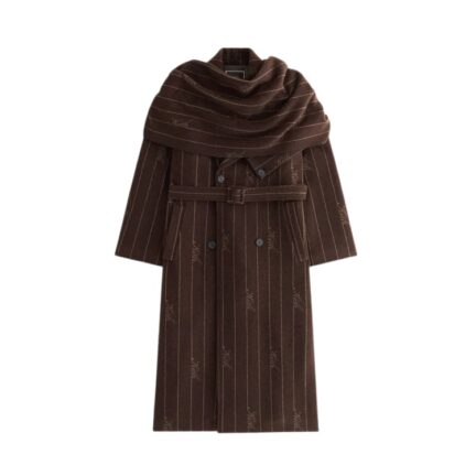 Kith Women Maeva Melton Stripe Scarf Coat