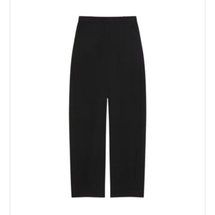 Cocoon tailored pants in wool