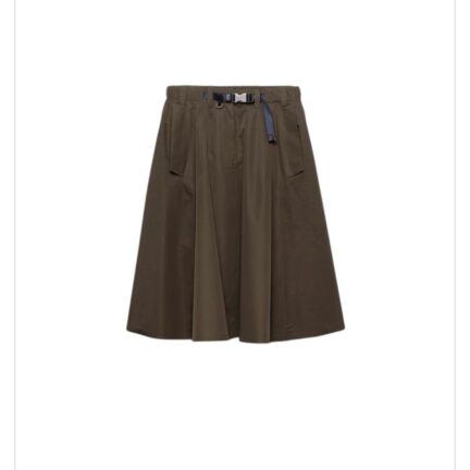 Technical fabric circle skirt