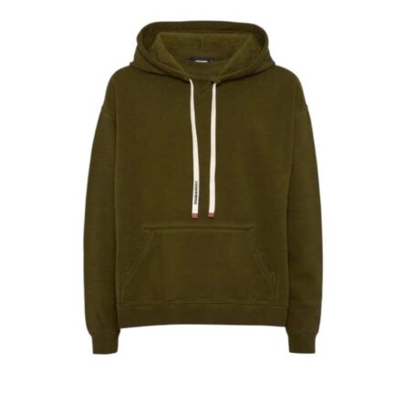 Relax Fit Logo Drawstring Hoodie
